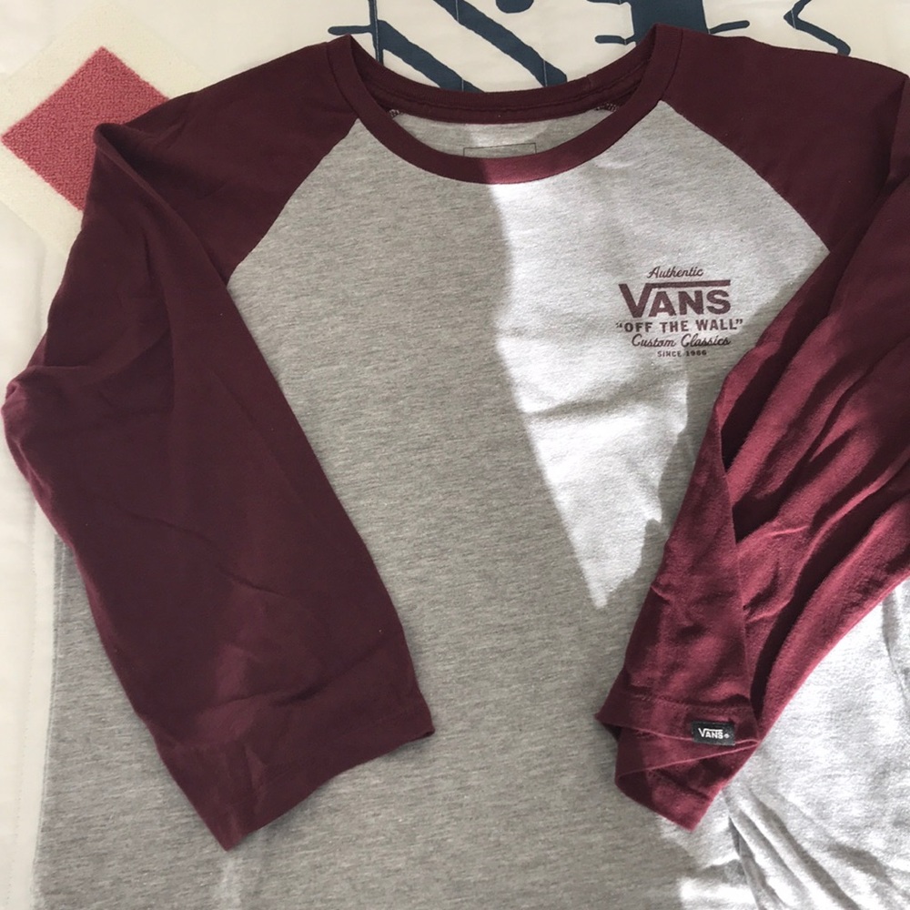 Vans Baseball styled 3/4 LS Vans logo t-shirt